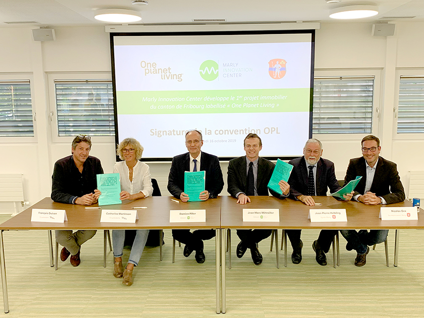 Le MIC développe le 1er projet immobilier fribourgeois labellisé One Planet Living (OPL)!