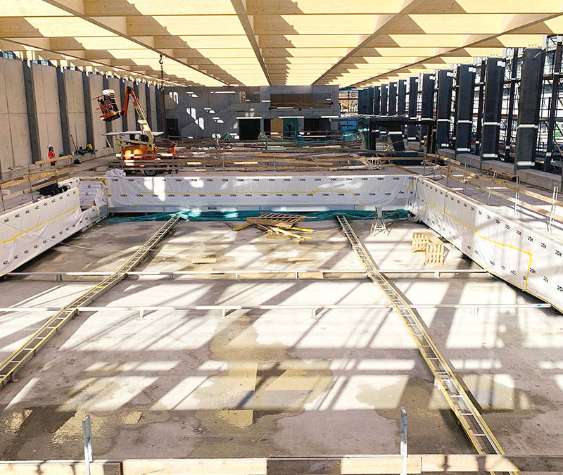 11.02.22 | Piscine de Marly: Le chantier avance vite!
